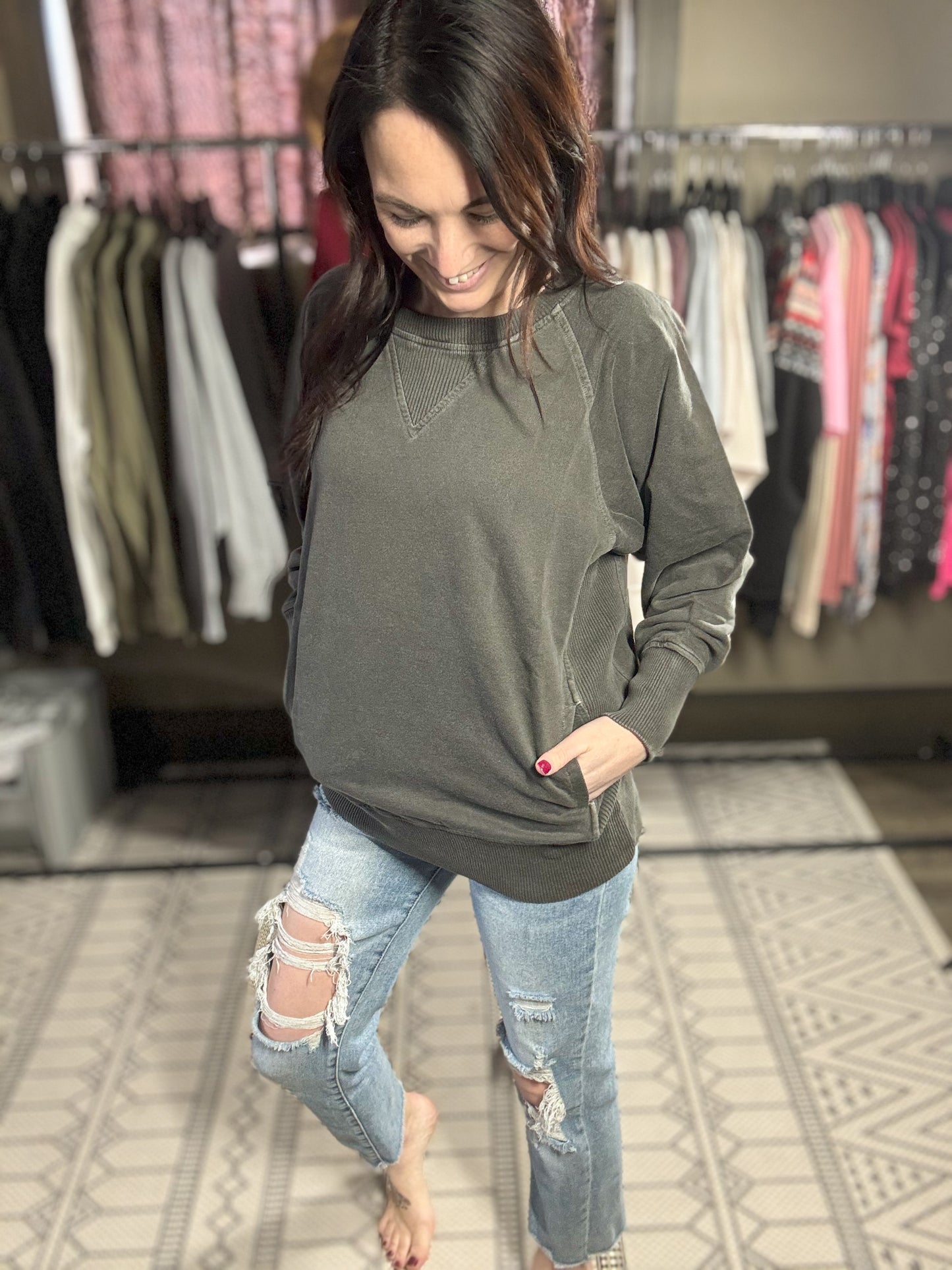 Jess Pocket Pull Over