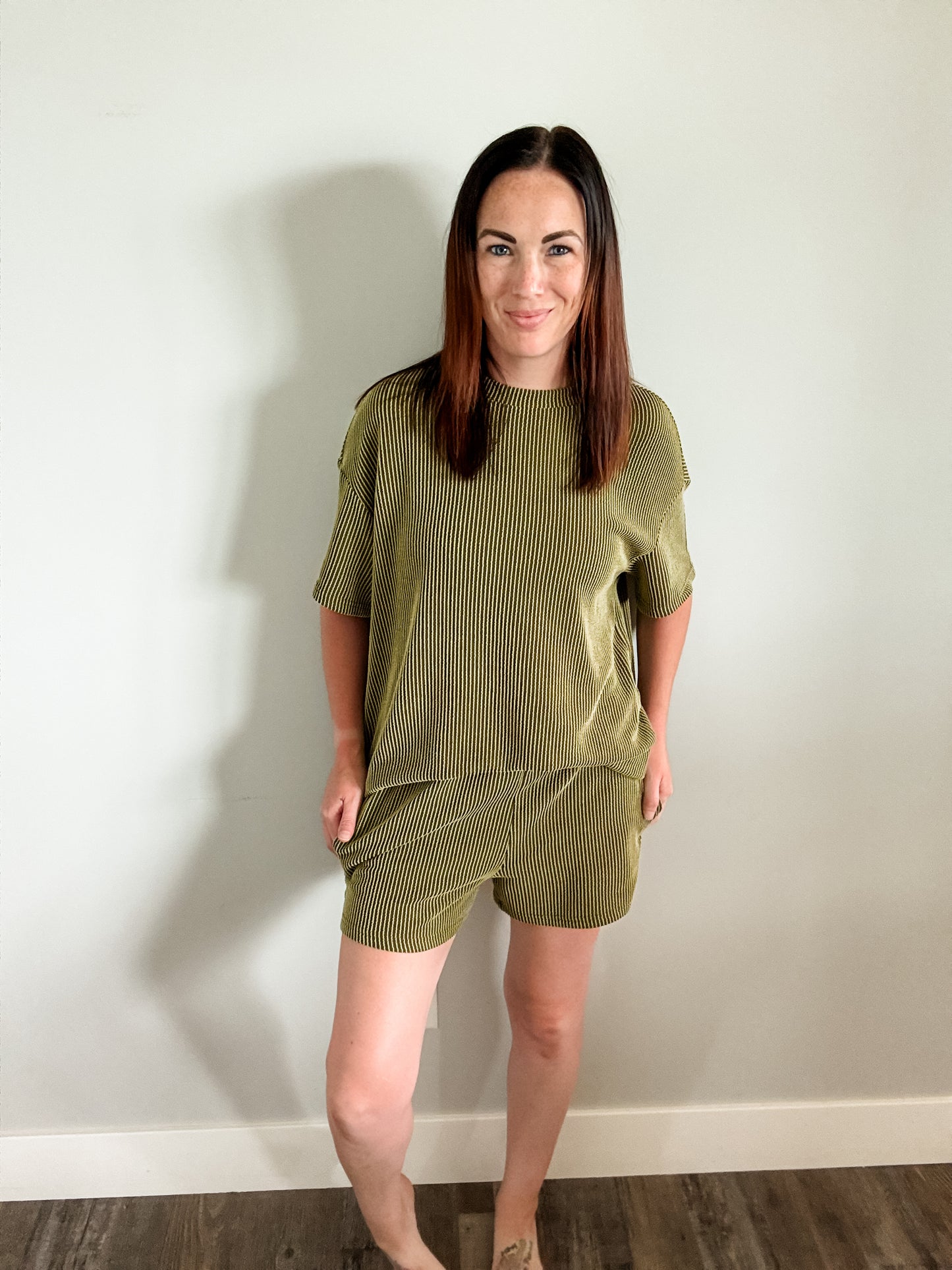 Loose Fit Tee Shorts Set