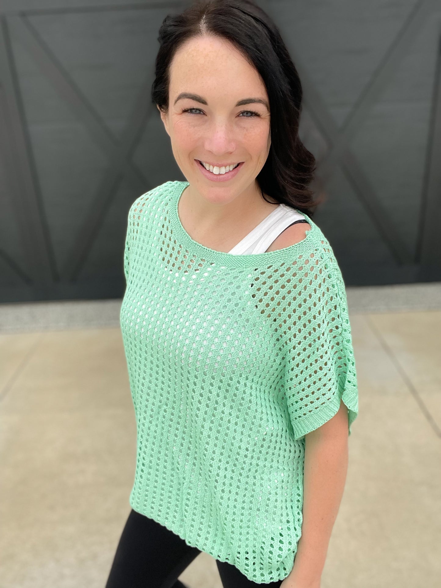 Winnie Open Knit Top