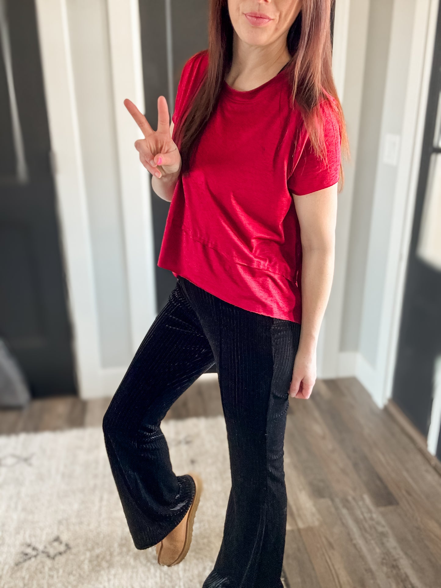 Ashlee Side Slit Top
