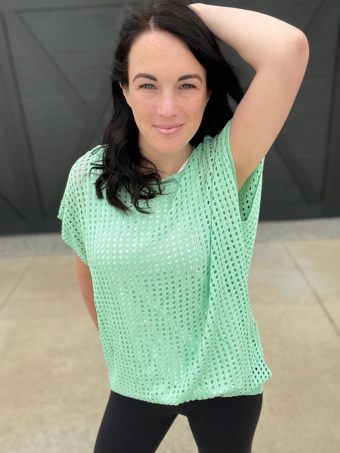 Winnie Open Knit Top