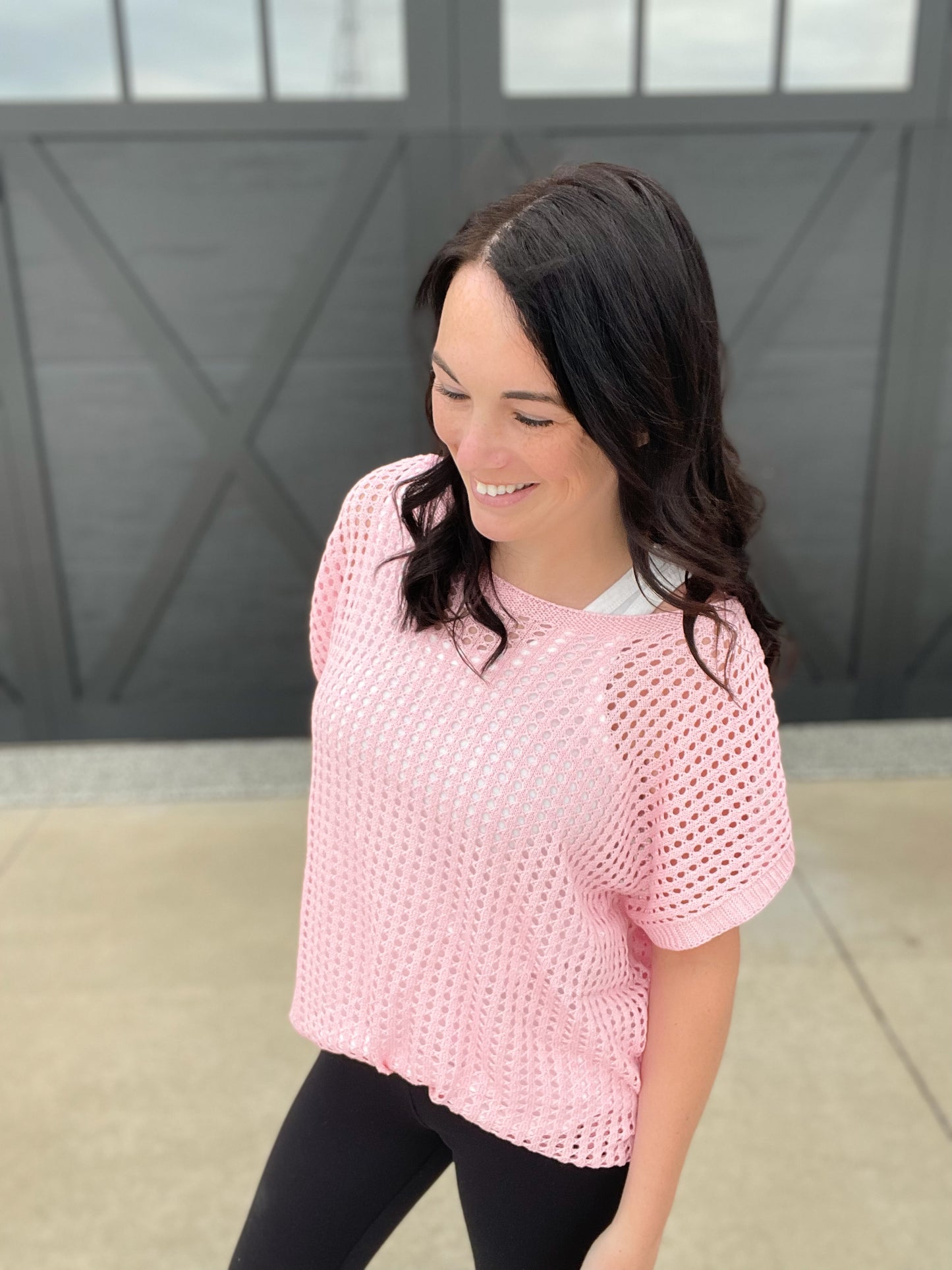 Winnie Open Knit Top