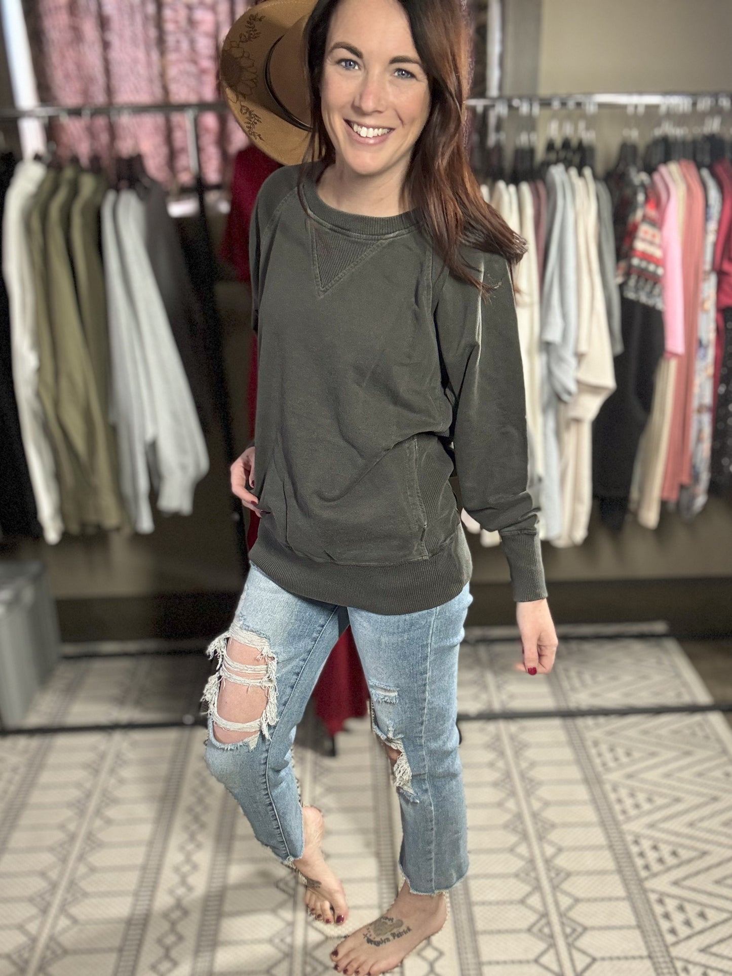 Jess Pocket Pull Over