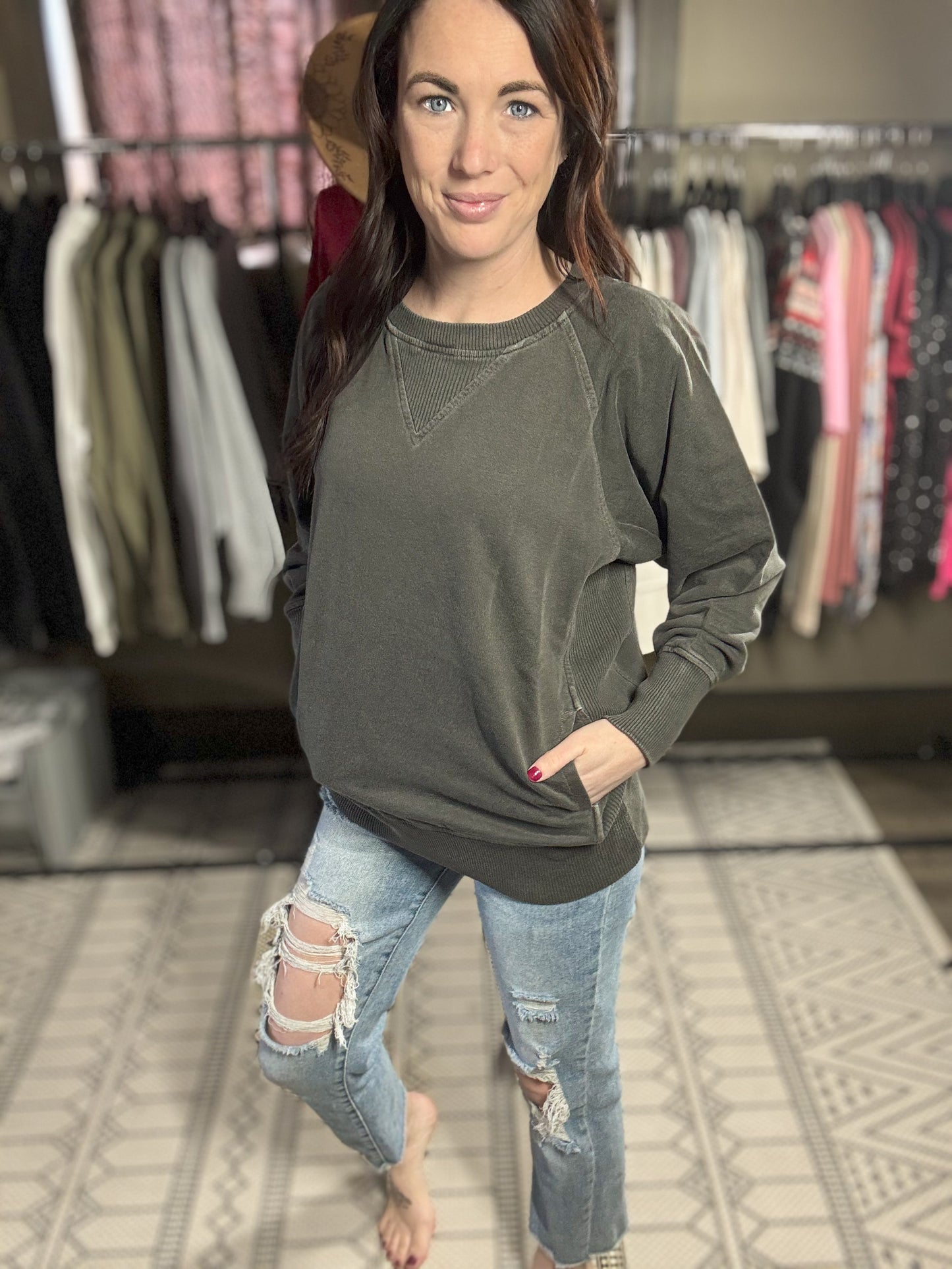 Jess Pocket Pull Over