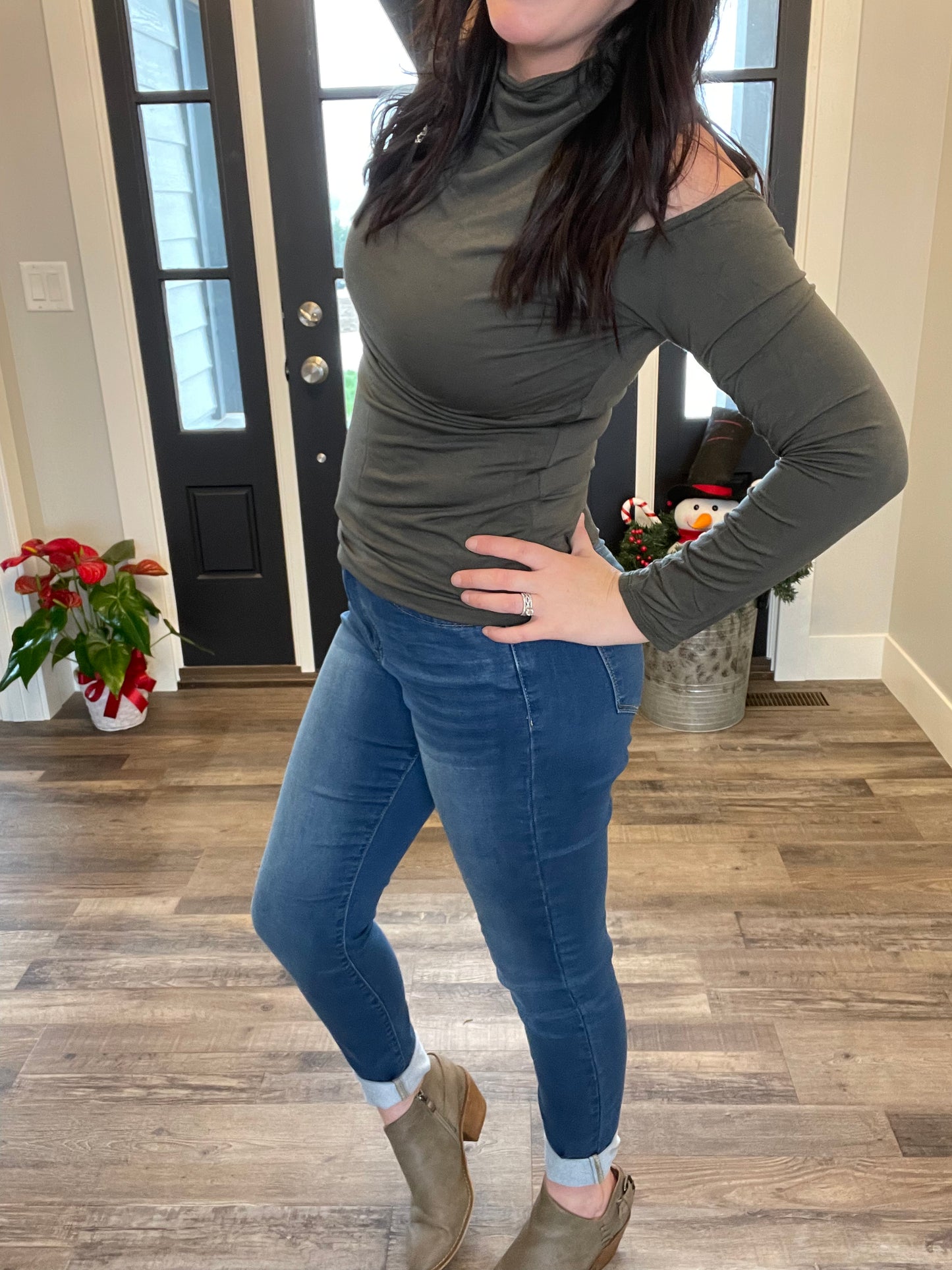 Bambi Cold Shoulder Top