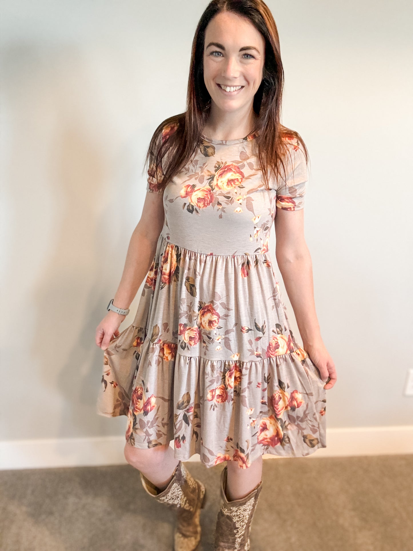 Anna Floral Dress