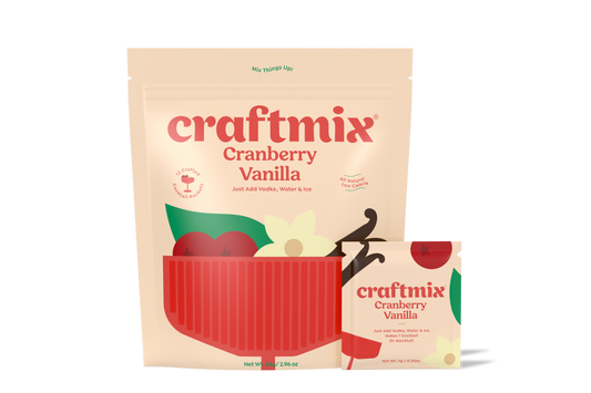 Cranberry Vanilla Cocktail Mixer - 6 Servings Multipack