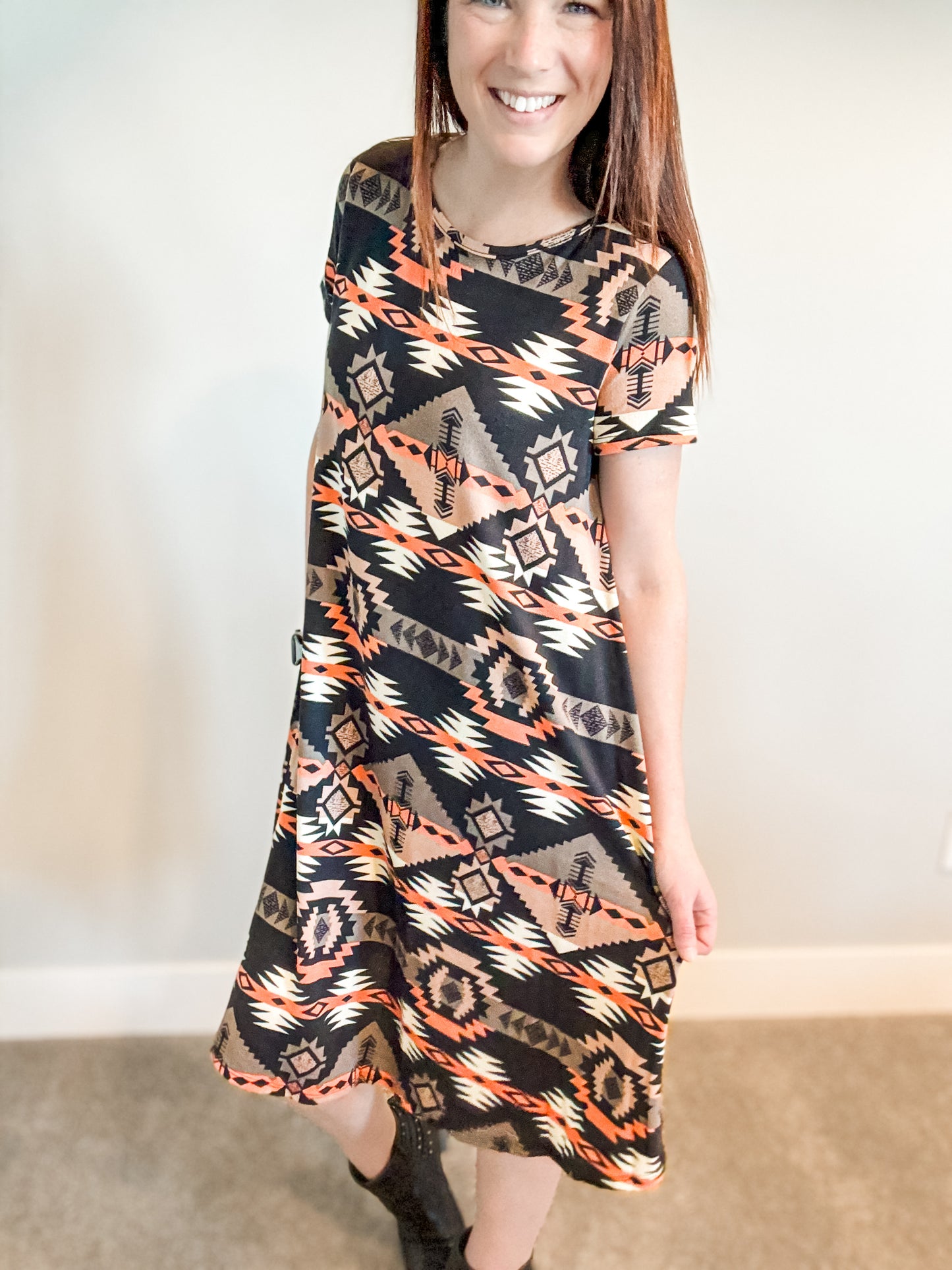 Beth Aztec Dress