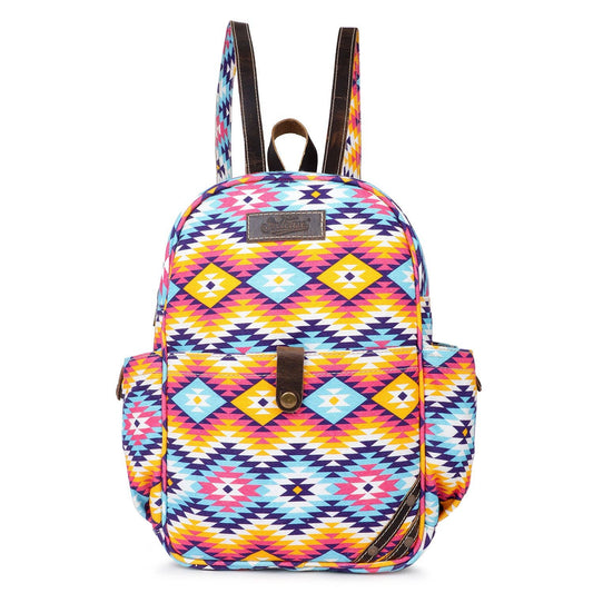 Aztec Bright Colored Purse Backpack