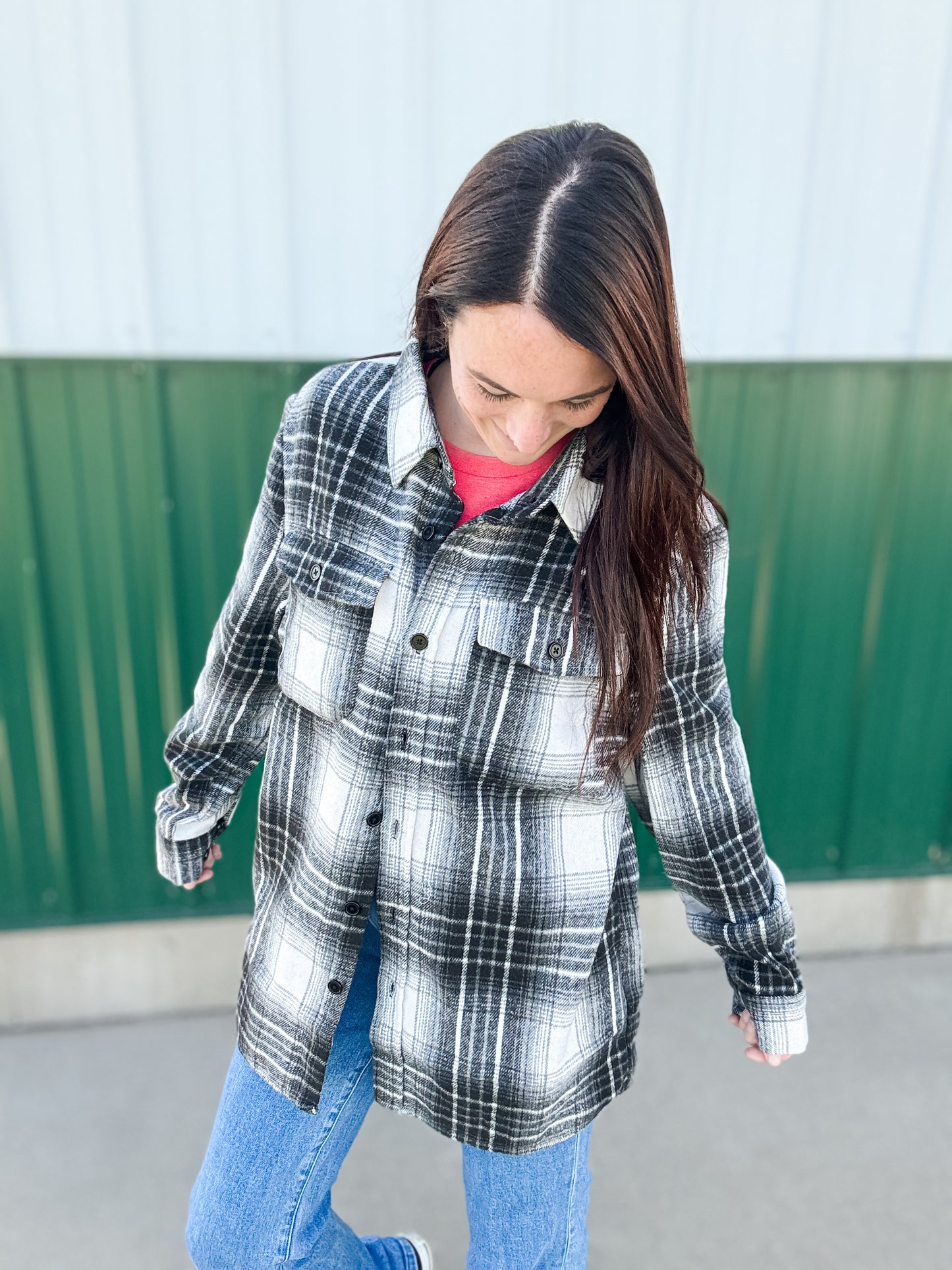 Herky Oversized Soft Flannel Shacket