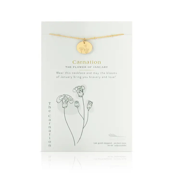 Birth Flower Necklace