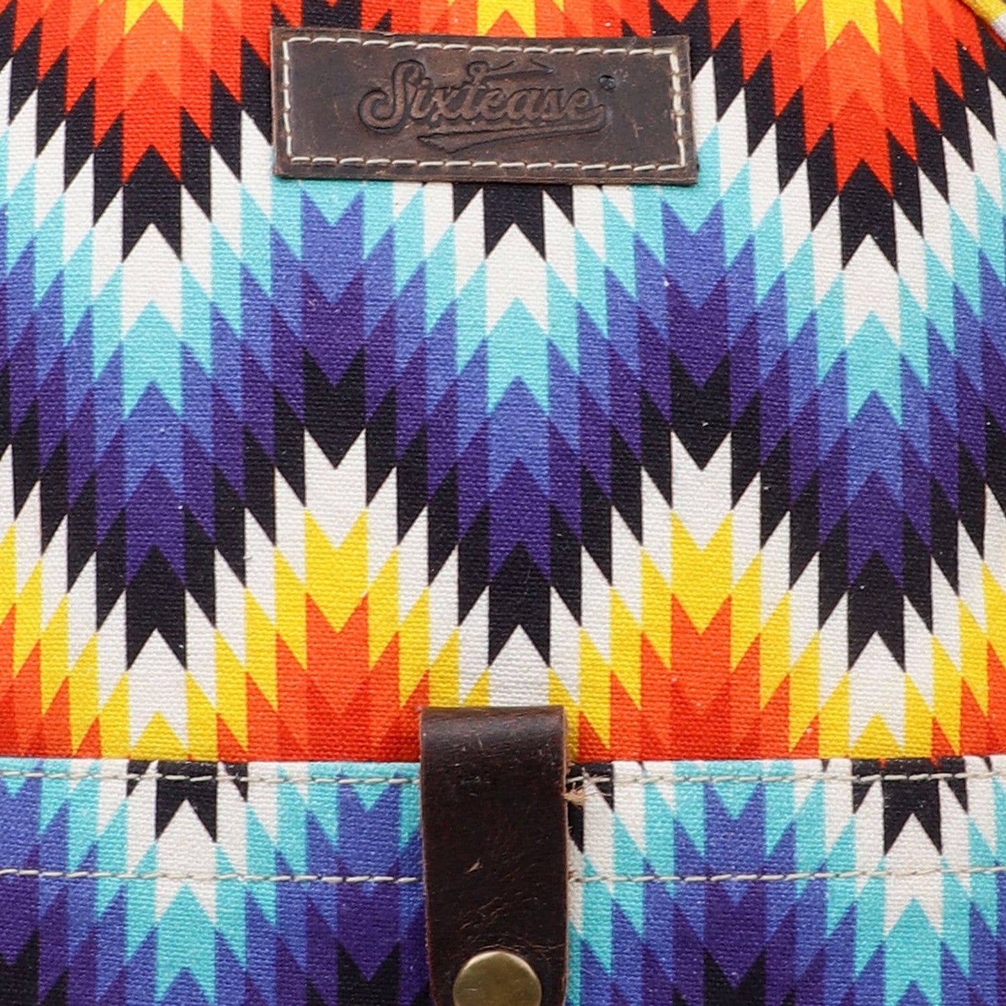 Chevron Bright Colored Purse Backpack