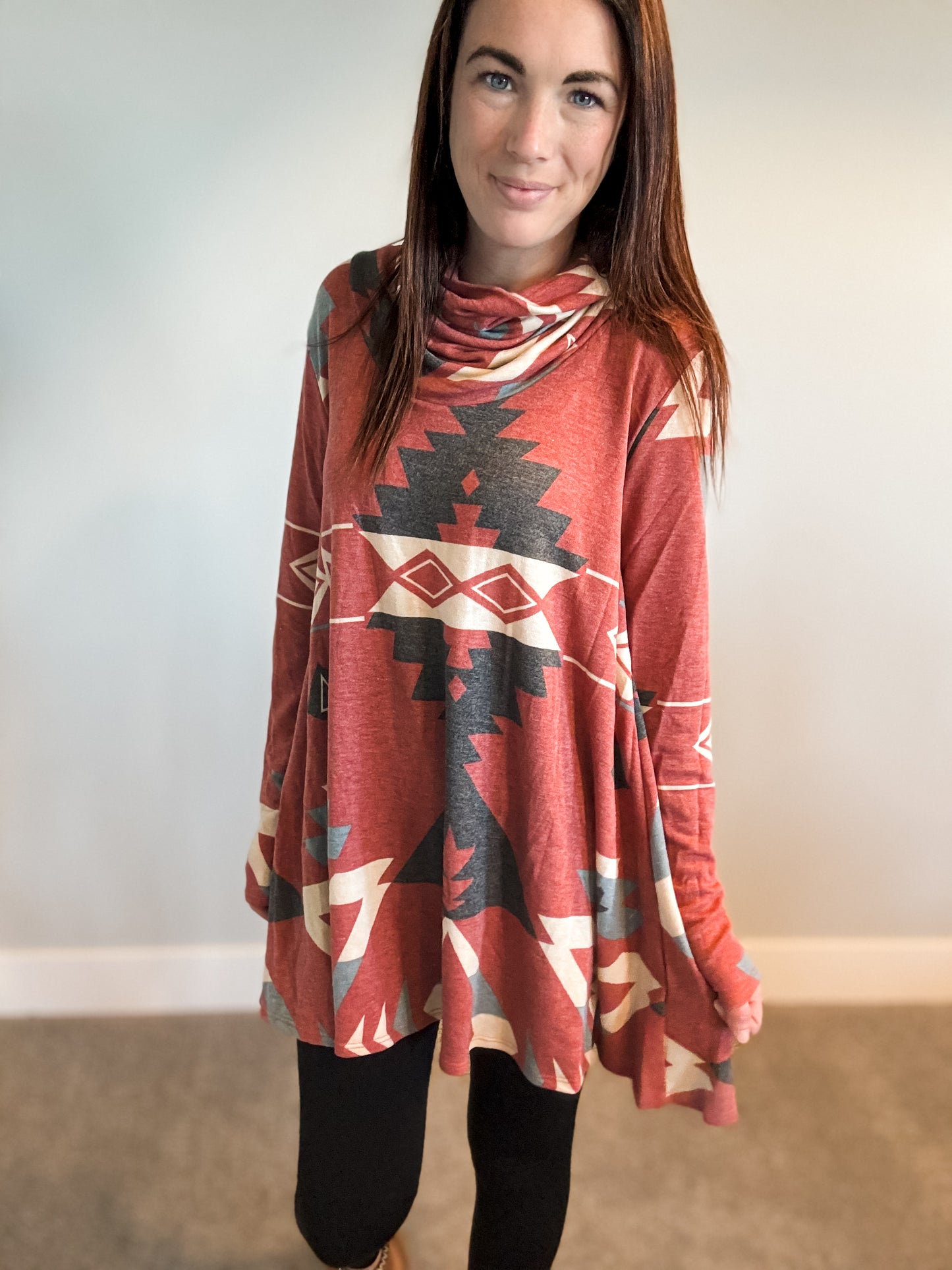 Dutton Cowl Neck Tunic