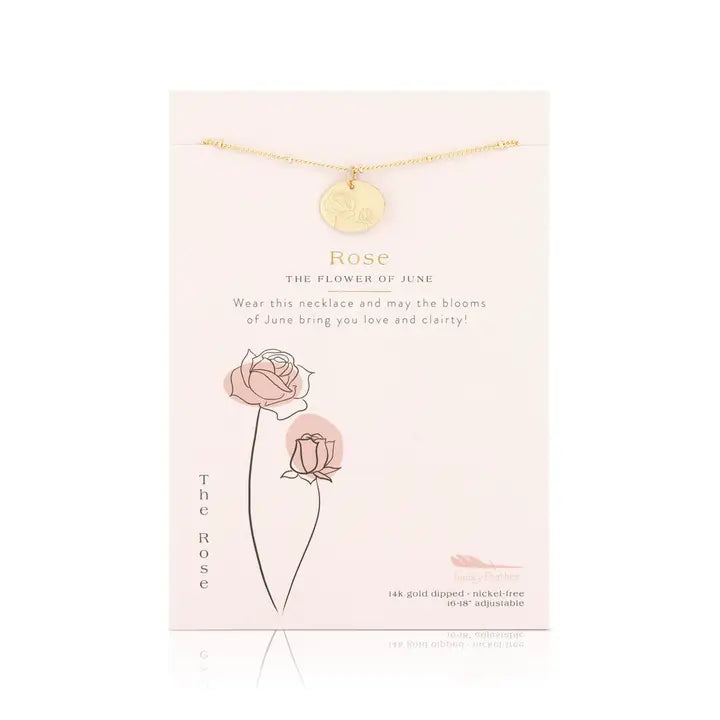 Birth Flower Necklace