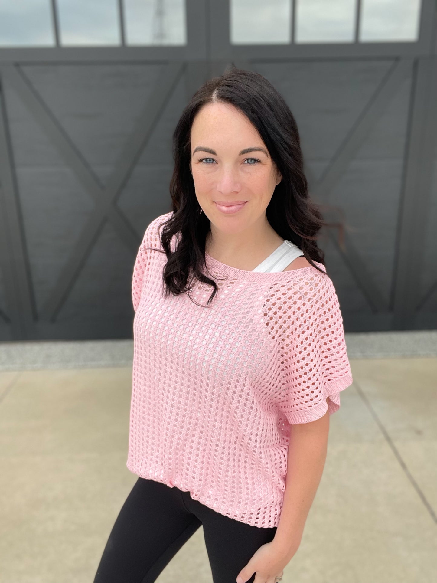 Winnie Open Knit Top