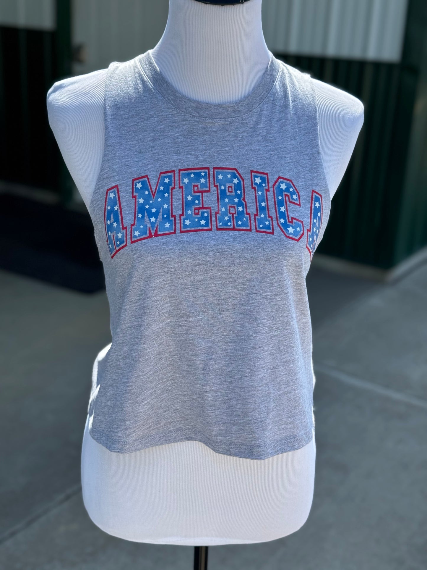 America Crop Tank
