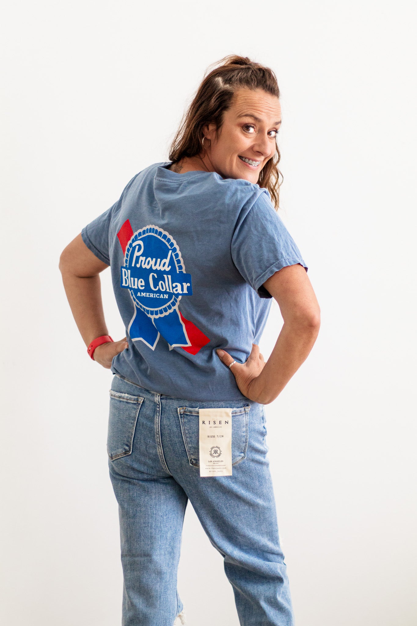 Proud Blue Collar T-Shirt