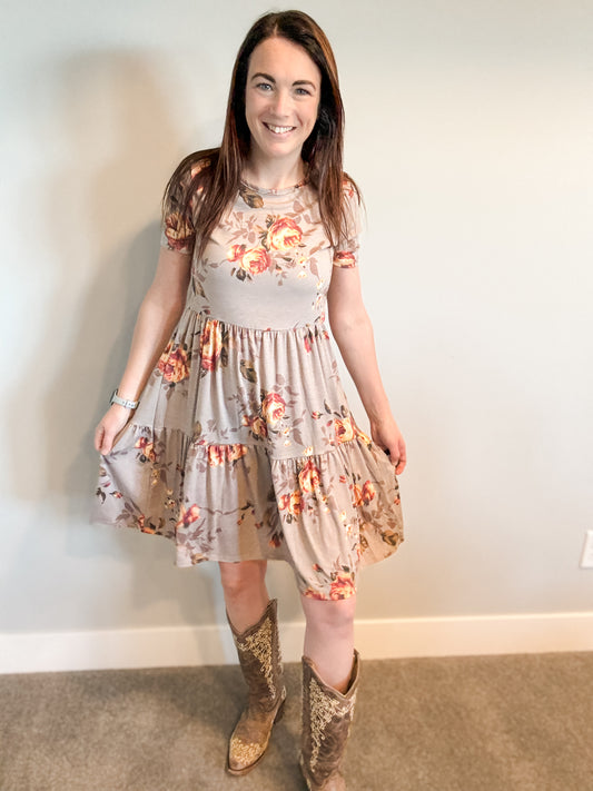 Anna Floral Dress