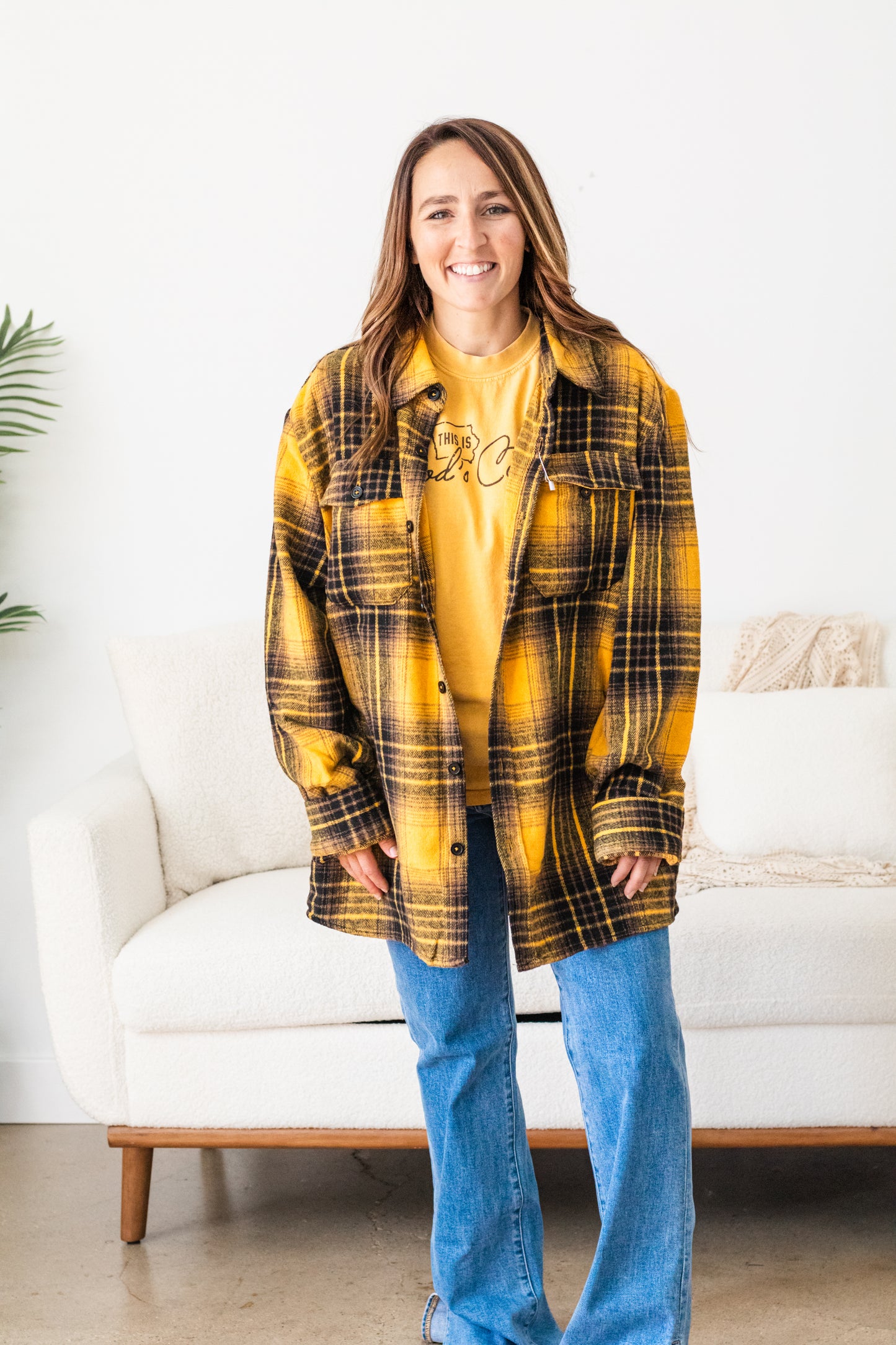 Herky Oversized Soft Flannel Shacket