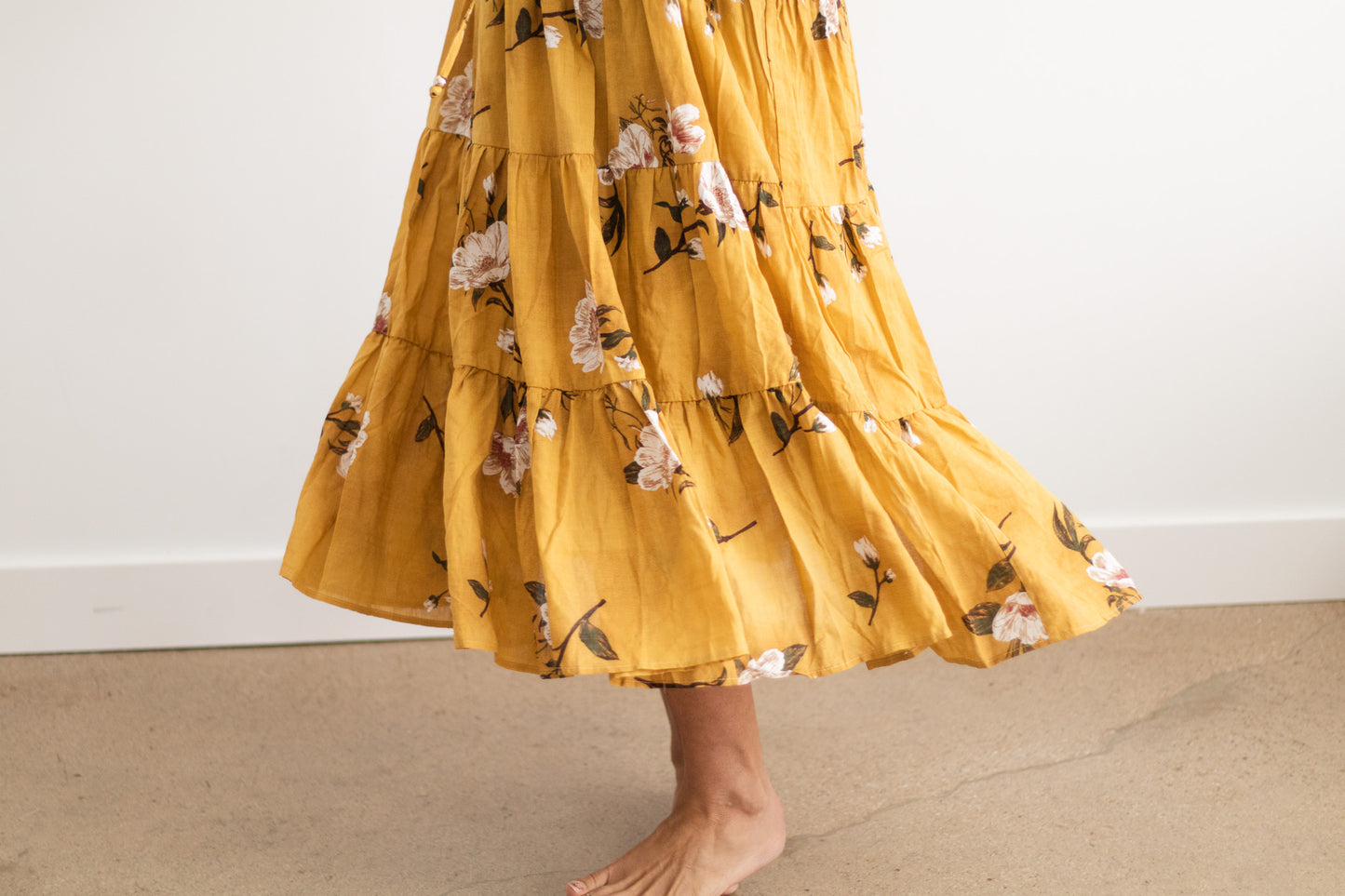 Samantha Floral Midi Dress