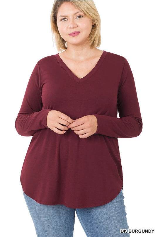 Adele Curvy Basic Long Sleeve