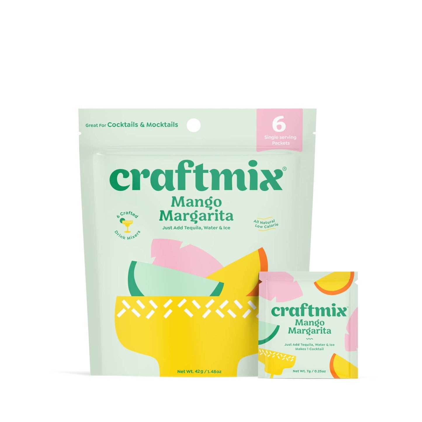 Mango Margarita Cocktail Mixer - 6 Servings Multipack